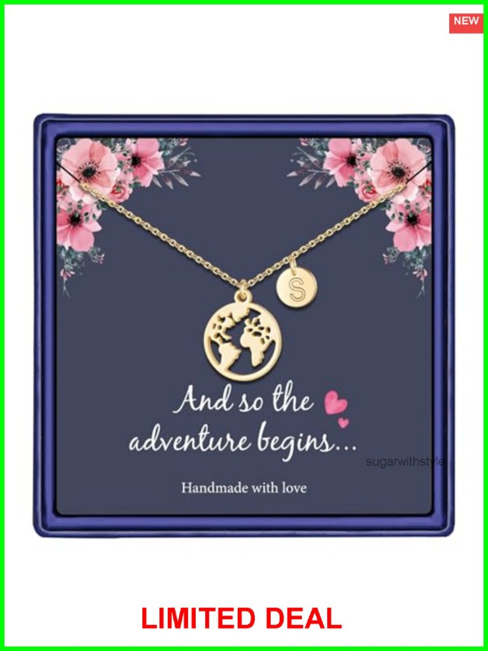 14K Gold Plated Graduation Necklace 18+2" Extender Gift Box